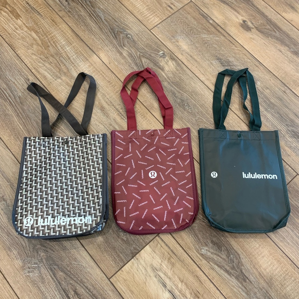 3 Reusable Lululemon Bags - Picture 2 of 5